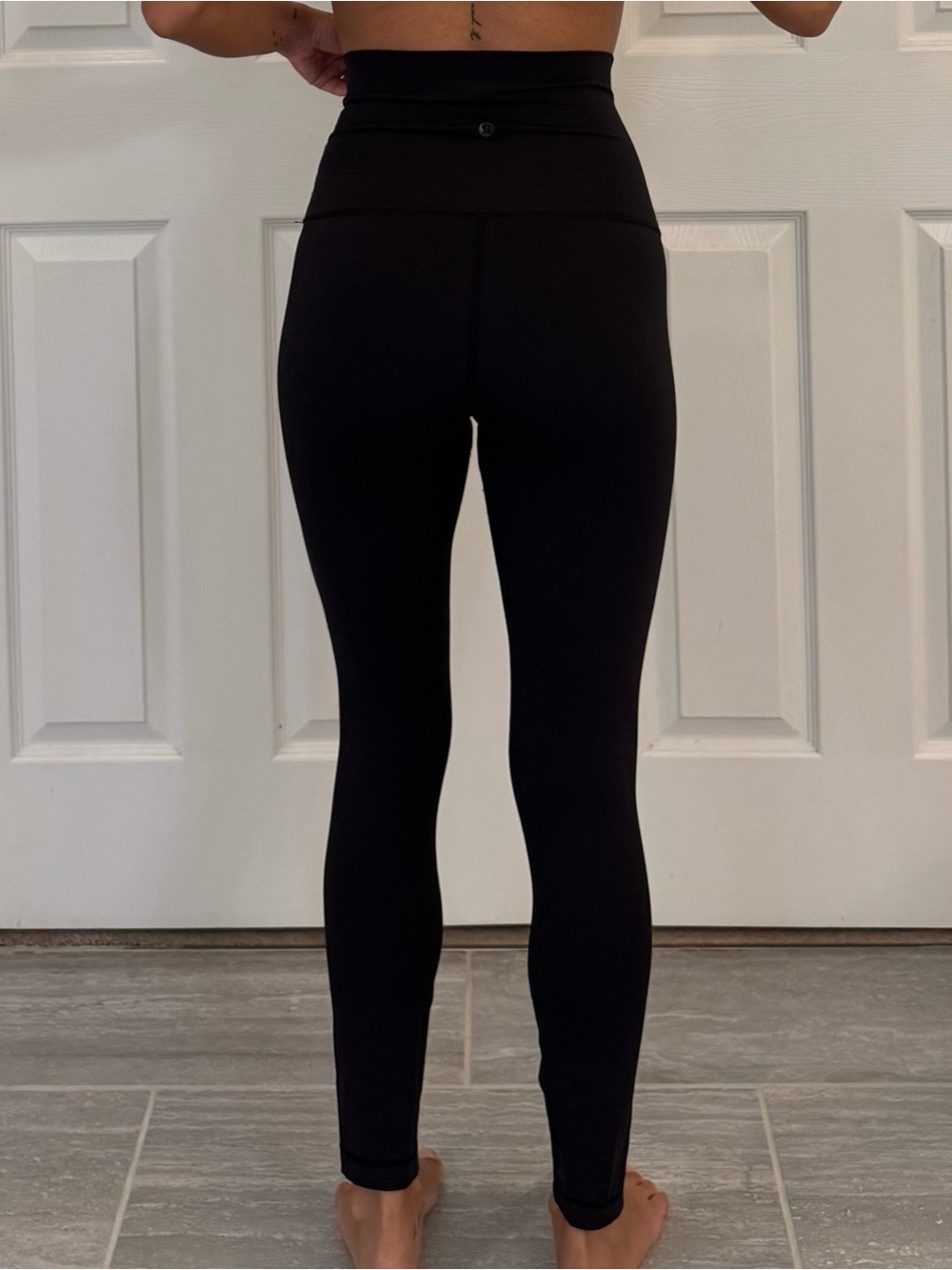lululemon Super High Rise Black Leggings - Picture 2 of 5